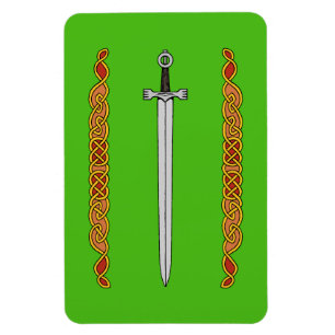 Ímã Espada Irlandesa e Knotwork