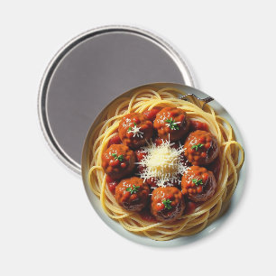 Imã Espaguete com Janto Meatball