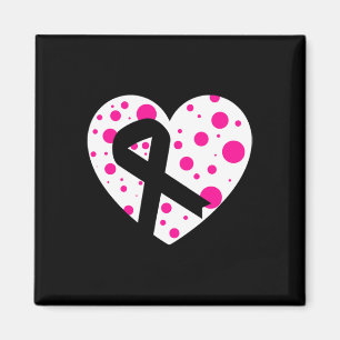 Imã Espalhar amor com fita gráfica cor-de-rosa, cor-de