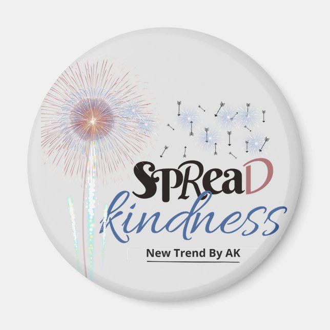 Imã Espalhar o ímã de gentileza (Frente)