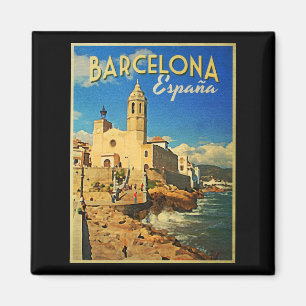 Imã Espanha Barcelona Viagens vintage
