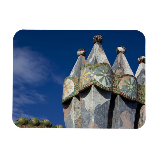 Ímã Espanha, Catalunha, Barcelona. Casa Batlló (1906). (Horizontal)