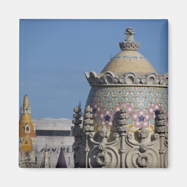 Imã Espanha, Catalunha, Barcelona. Telhado de Barcelon (Frente)