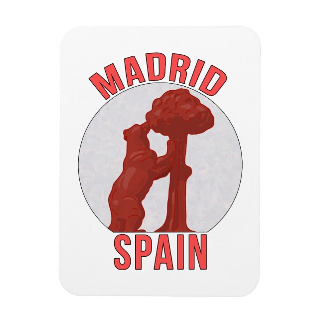 Ímã Espanha de Madrid (Vertical)