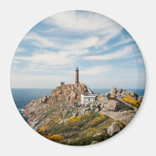Imã Espanha do farol & do museu Cabo Vilan Galiza