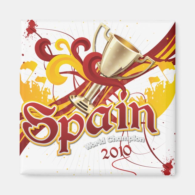 Imã Espanha do Mundo de 2010 (Frente)