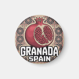 Imã Espanha Granada Pomegranate Sticker
