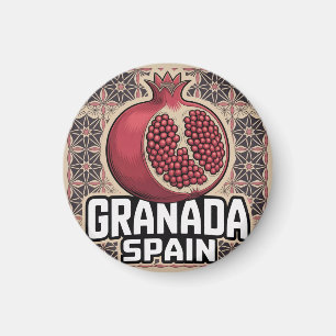 Imã Espanha Granada Pomegranate Sticker