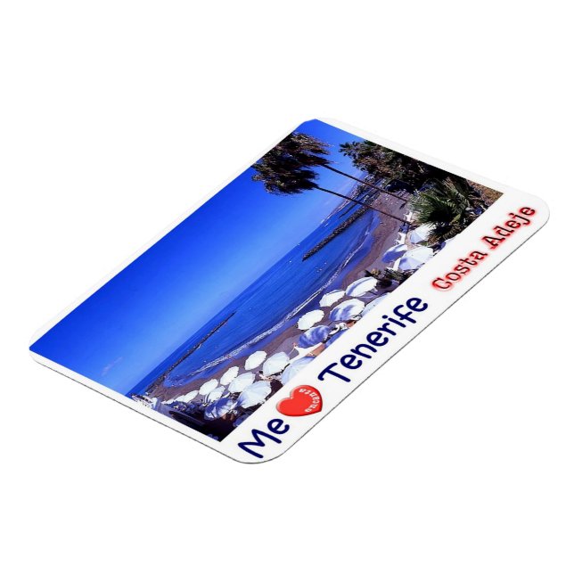 Ímã Espanha - Ilhas Canárias - Tenerife - I Love - (Left Side)