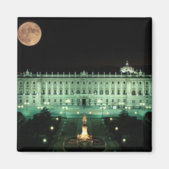 Imã Espanha, Madrid, Palácio Real e Plaza de (Frente)