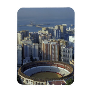 Ímã Espanha, Málaga, Andaluzia Vista da Plaza de Toros