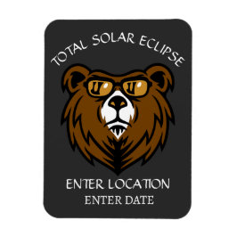 Ímã Espanha Personalizada do Eclipse Solar Total 2026