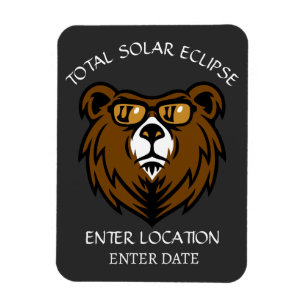 Ímã Espanha Personalizada do Eclipse Solar Total 2026