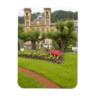 Ímã Espanha, San Sebastian. Resort popular à beira-mar