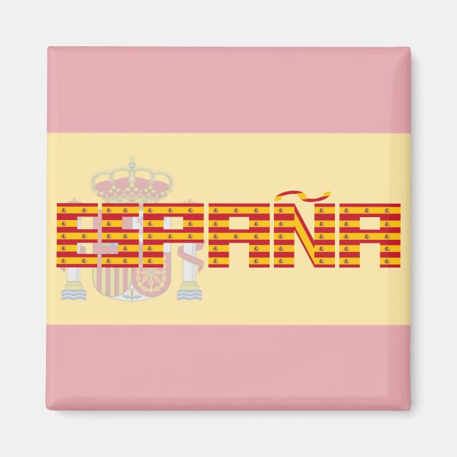 Imã Espanha - Sinalizador / España - Bandera (Frente)