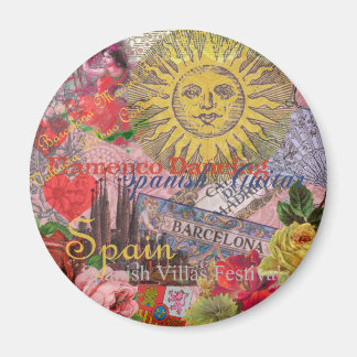 Imã Espanha Sunshine - Arte Espanhola
