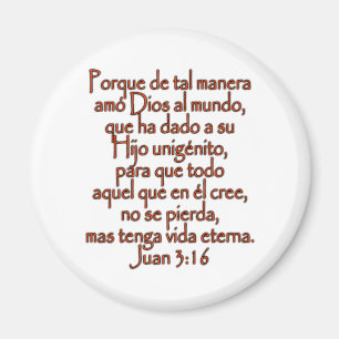 Imã Espanhol do 3:16 de John
