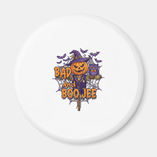 Imã Espantalho de Abóbora Coruja Roxa Morcegos Bad Boo