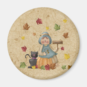 Imã Espantalho e seu gato preto