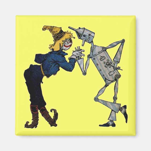 Imã Espantalho e Tin Man Magnet (Frente)