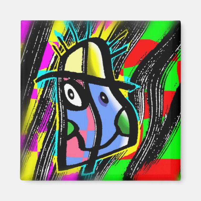 Imã espantalho ensolarado (Frente)