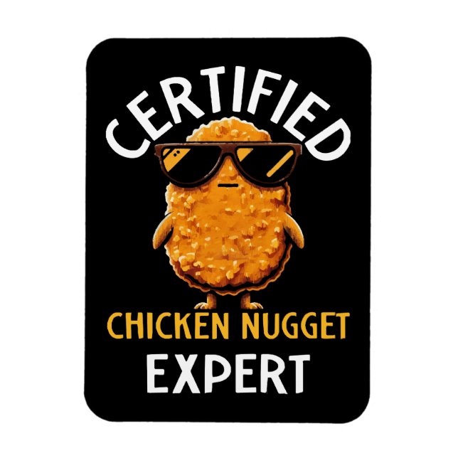 Ímã Especialista Certificado em Nuggets de Frango (Vertical)