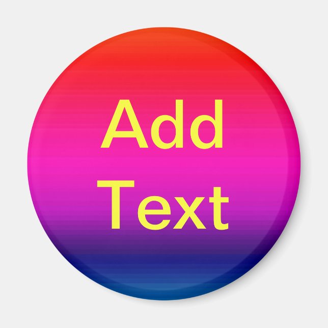 Imã Espectro de Cores Horizontais - 4 (Frente)