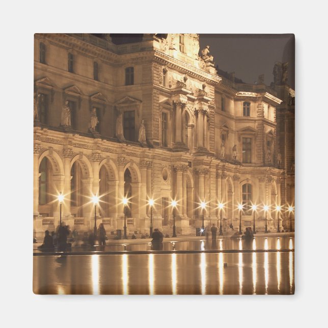 Imã Espelho de água no Louvre, Paris, França (Frente)