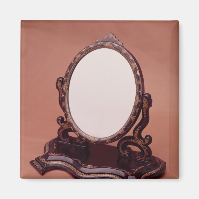 Imã Espelho de papier-mache pintado por Gilt, c.1890 (Frente)