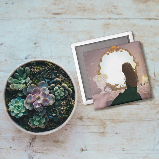 Imã Espelho II - Sentado em Pedaço (Criador carregado)