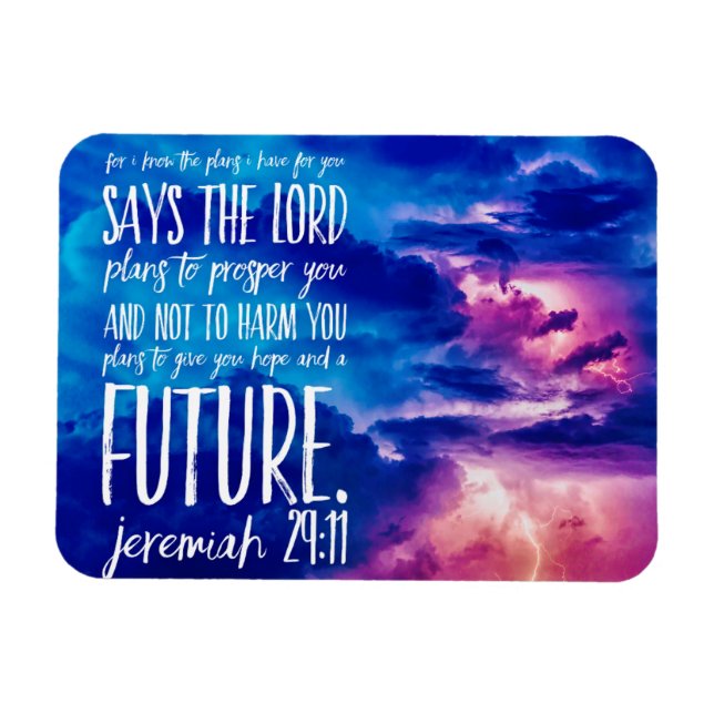 Ímã Esperança Bíblia de prosperidade versus escritura  (Horizontal)