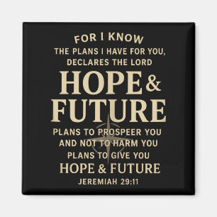 Imã Esperança E Futuro Jeremias 29_11 Bíblia Cristã Ve