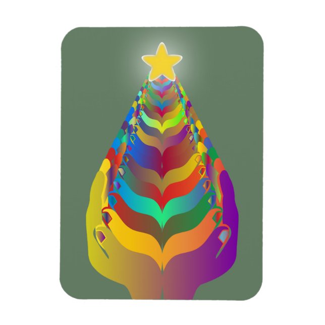 Ímã Esperança e União de Natal (Vertical)