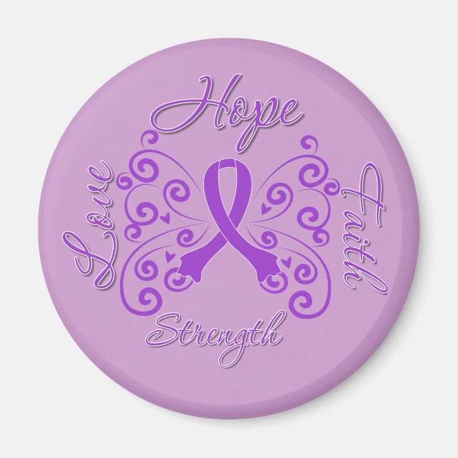 Imã Esperança Fé Amor Força Lupus (Frente)