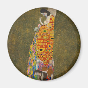 Imã Esperança II de Gustav Klimt, Vintage Art Nouveau