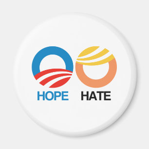 Imã ESPERANÇA (Obama) contra o ÓDIO (trunfo)