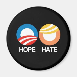 Imã ESPERANÇA (Obama) contra o ÓDIO (trunfo)