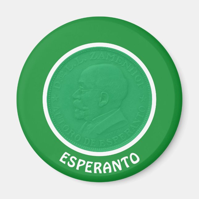 Imã Esperanto / Zamenhof, (Frente)