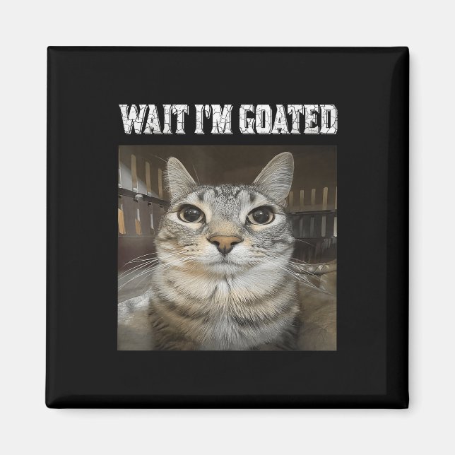 Imã Espere, eu tenho um "Humor de Gato" (Frente)