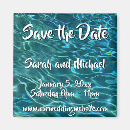 Imã Espetáculo de águas salgadas do oceano azul Elegan