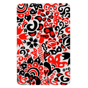 Ímã Espetáculo floral de arte popular ucraniana