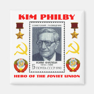 Imã Espião britânico Kim Philby, herói da União