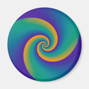 Imã Espirais em Segundo Plano abstrato soft V