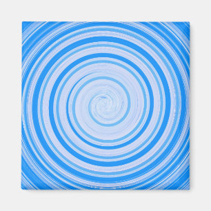 Imã Espiral azul e branco
