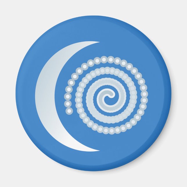 Imã Espiral da Lua Prateada (Frente)