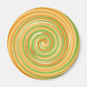 Imã Espiral de coloridos de citros divertidos