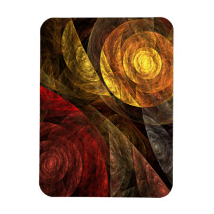 Ímã Espiral do Abstrato de Arte Premium Magnet