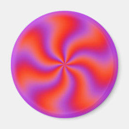 Imã Espiral Hipnótica Ilusão Óptica Neon Engraçado