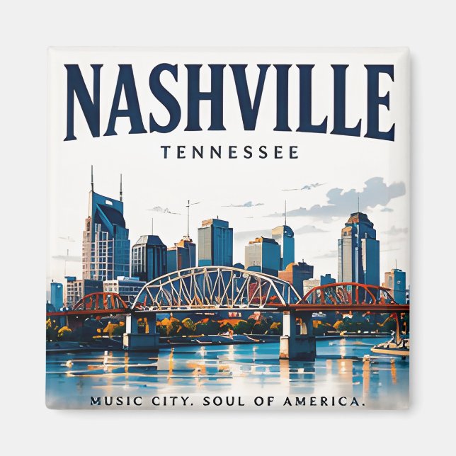 Imã Espírito da Cidade Musical de Nashville (Frente)
