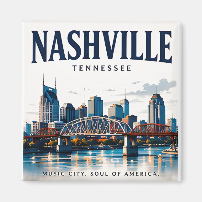 Imã Espírito da Cidade Musical de Nashville (Frente)